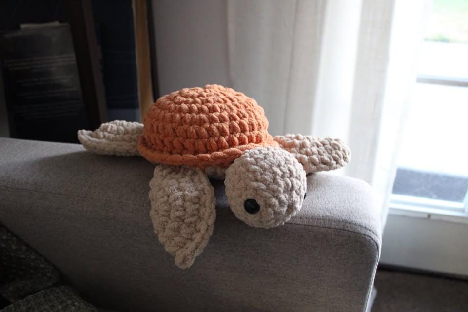 Handmade Crochet Sea Turtle